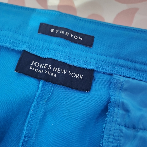 **3/20 Jones new york blue Bermuda short plus size 16 - Picture 3 of 5